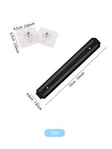 1 giá để dao từ tính gắn tường 33cm/38cm, kệ để đồ dùng nhà bếp tiết kiệm không gian, phụ kiện nhà bếp giảm giá - màu đen - Xem 4
