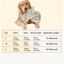 1pc Thickened Absorbent And Quick-Drying Dog Bathrobe, Golden Retriever Labrador Shepherd Bath Towel, Cat Blanket - Grey - View 12