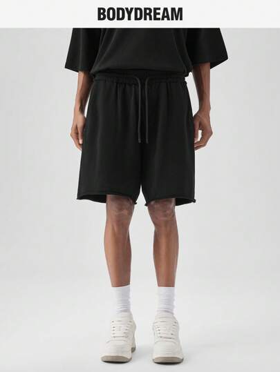 BODYDREAM BODYDREAM Sport- und Lässig Sommer Alltagsshorts mit Fransen, gerade geschnitten