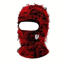 Distressed Solid Color Balaclava Mask vindtät, andas, bekväm för avslappnad stil, motorcykel, skidåkning och mer för kvinnor och män - Bala-aixin - Visa 4