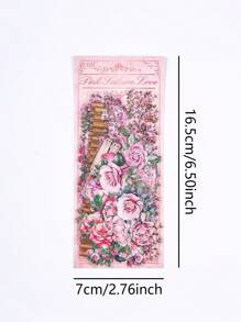 30 CÁI Chủ Đề Vườn Lãng Mạn Trang Viên Hoa Và Cây Thiết Kế DIY Handmade Nhật Ký Nhãn Dán Trang Trí Hoa Dream Series Nhãn Dán Chống Thấm Nước PET Thích Hợp Cho Sổ Lưu Niệm Làm Thiệp Nhật Ký Học Sinh Giáo Viên Cắt Dán Đồ Dùng Nghệ Thuật - Nhiều màu - Xem 2