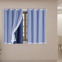 Blackout Curtains & Shades - Navy Blue - View 2