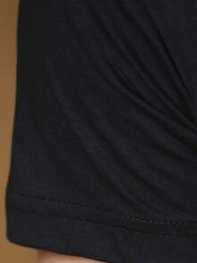 Men T-Shirts - 黑色 - 查看 6