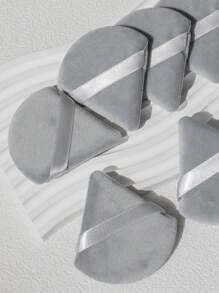 10pcs Triangle Velvet Powder Puff Mini Face Makeup Sponge, Washable Lightweight Cosmetic Tool For All Skin Types, Beginners, Ideal For Wet And Dry Powder Application,Makeup,Cheap,Room Decor,Vanity,Travel,Bedroom,Makeup Accessories,Puff,Makeup Blender,Powder Puff,Makeup Sponge