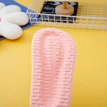 女士夏季人字拖 厚底防滑一脚蹬 色彩鲜艳 沙滩凉鞋 时尚户外 新款增高家居拖鞋 防水浴室拖鞋 时尚软底 短款女士拖鞋 室内外舒适浴室家居拖鞋 - 粉色 - 查看 7