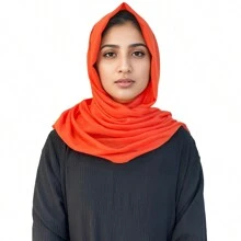 1 件时尚纯色轻质亚麻头巾，柔软舒适，适合冬季秋季日常穿着和装饰 - 彩色 - 查看 13