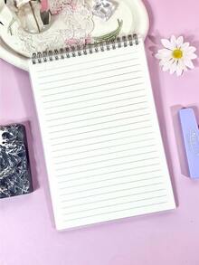 80 Sheets/Notebook B5 High School Students' Simple Coil Notebook Portable English Learning Notebook - Multicolor - View 27