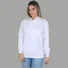 Women Sweatshirts - 白色 - 查看 4