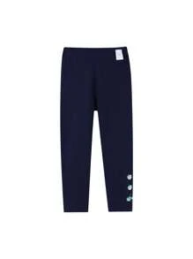 Annil Leggings a maglia per ragazze per primavera e autunno, pantaloni casual elastici