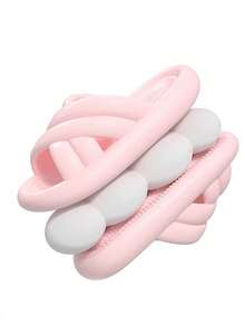 Dép đế dày đi ngoài trời mùa hè cho nữ, dùng ở nhà, đi tắm, cho các cặp đôi, thoải mái và nhẹ, có đủ kích cỡ cho nam - trắng - Xem 5