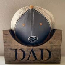 Wooden Hat Stand, Desktop Hat Display Rack, Portable Hat Storage Stand, Baseball Cap Rack