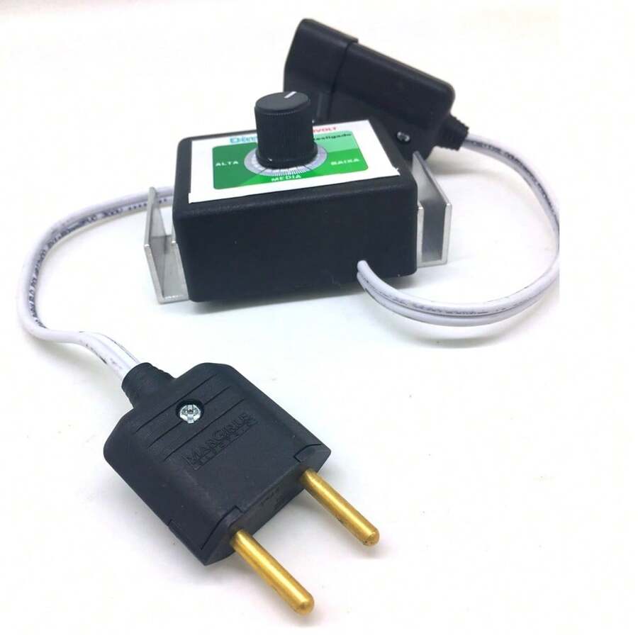 Dimmer regulador de velocidade para esmerilhadeiras lixadeiras dimer (controlador velocidade) até 1000W politriz G650W 720W 820W 920W potenciometro de RPM Bivolt 110V e 220V - Entrada do tipo CE C (220-240V) - Visão 1