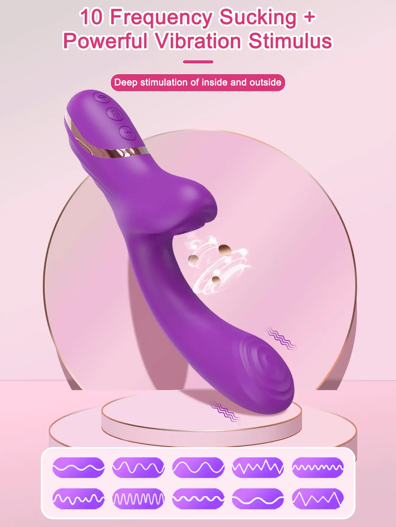 Vibrador de succión del clítoris con 20 modos, estimulador de vacío del clítoris femenino, juguete sexual para mujeres, estimulador del punto G y el clítoris, vibrador (solo para mayores de 18 años)