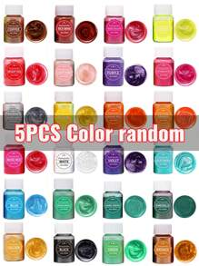 20/12/5/2色閃爍環氧樹脂結晶粉末色素套裝-璀璨珍珠光澤色，適用於樹脂藝術、製作蠟燭、史萊姆等-20毫升瓶裝，創意混合工藝套裝