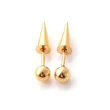 2 pièces Boucles d'oreilles gothiques et en acier inoxydable 16G 316L pour femmes et hommes, bijoux de piercing à la tête de vis pour cartilage, tragus, conque et hélix, convient pour le port quotidien et les fêtes