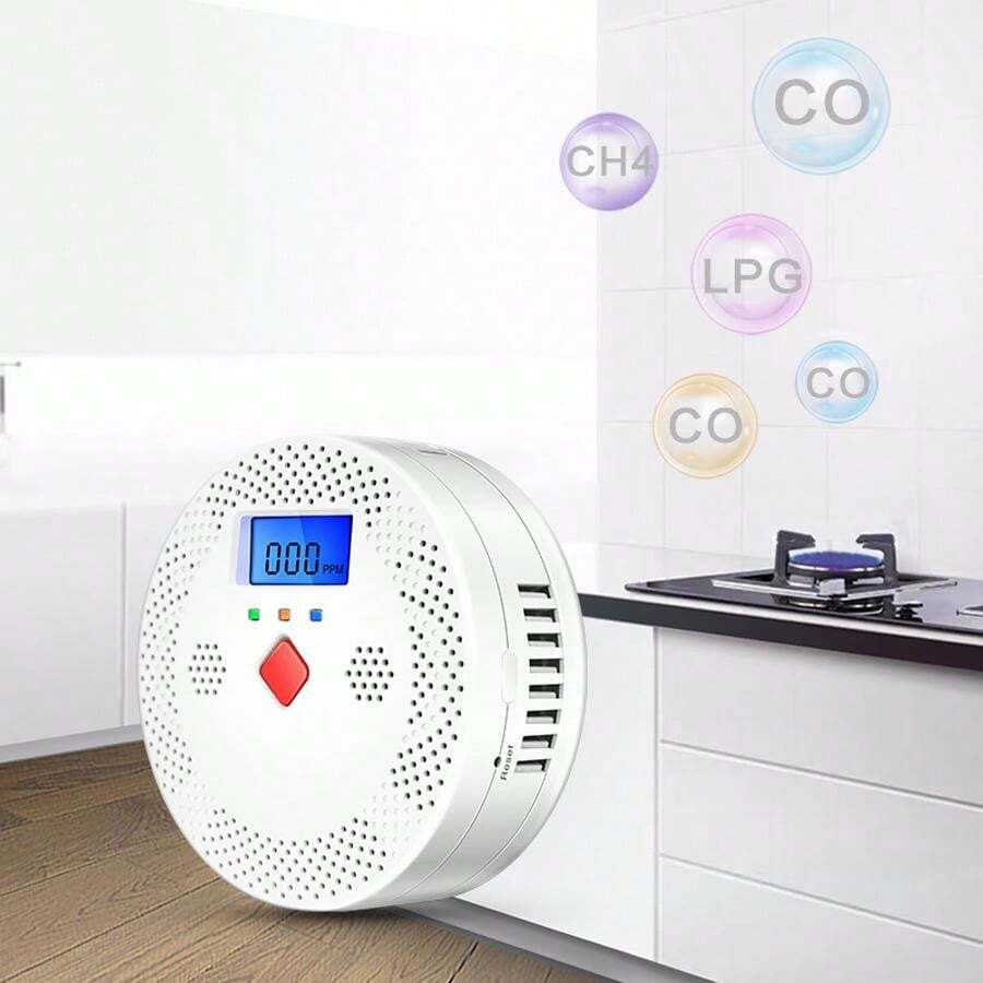 Tuya Smart WiFi Smart Carbon Monoxide Detector Alarm 85dB Sound Warning