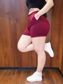 Women Shorts - Vino - 查看 3
