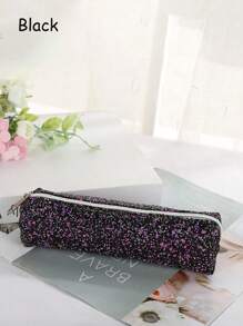 1 túi đựng đồ dùng học tập sáng tạo sequin cho học sinh, hộp đựng bút chì, đơn giản và đa năng, túi đựng bút chì, cặp đi học - Nhiều màu - Xem 7