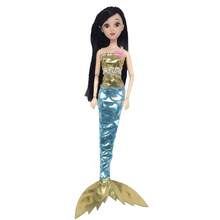 30cm New Mermaid Doll Clothing With Soft Fabric And Hook And Loop, Suitable For Girls' Dress-Up Games, Random Color (Doll Not Included) - Multicolor - View 4