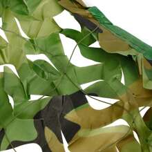 YUNRUX Camouflage Net - 4x6m Sun - Privacy Screen For Garden, Camping And Outdoor Activities | Perfect For Hunting, Parties, Bars And Decoration - 綠色 - 查看 7