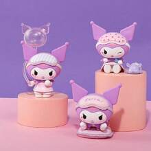 Miniso Sanrio Characters Kuromi My Melody 睡衣甜心 盲盒摆件 可动人偶玩具礼物（随机发货，1 件） - 粉色 - 查看 4