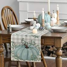 Dây bí ngô chấm bi, Lá bạch đàn bí ngô Buffalo Lattice, Khăn trải bàn mùa thu, Trang trí bàn bếp Lễ Tạ ơn mùa thu, Trang trí tiệc gia đình cho lễ hội, tiệc tùng, sinh nhật, đám cưới và bữa tối, Trang trí Halloween, Trang trí nhà cửa Tiệc Halloween - Nhiều màu - Xem 3