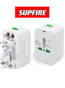 Adaptador Tomada Universal Internacional Viagem bivilt - Multicolorido - Visão 2