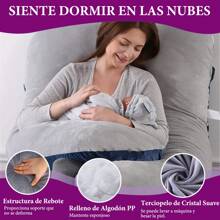 ANTSAY Body Pillows - Grey Blue - View 3