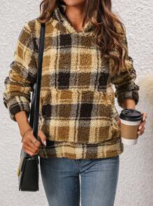 Women Winter Coats - 卡其色 - 查看 1