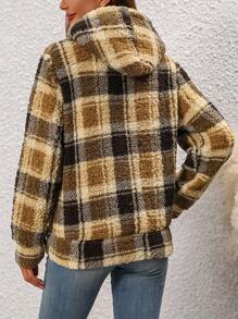 Women Winter Coats - 卡其色 - 查看 6