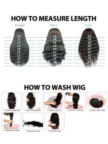 1 pieza Extensión de cola de caballo sintética recta, fibra resistente a altas temperaturas, adecuada para uso diario - Negro - Ver 9