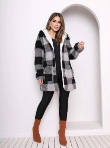Women Winter Coats - 灰色 - 查看 2