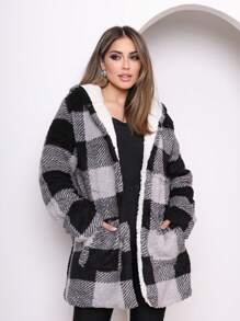 Women Winter Coats - 灰色 - 查看 1