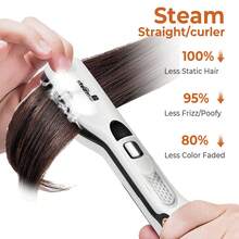 Portable Professional Steam Hair Straightener - UK Plug(220-240V) - View 4