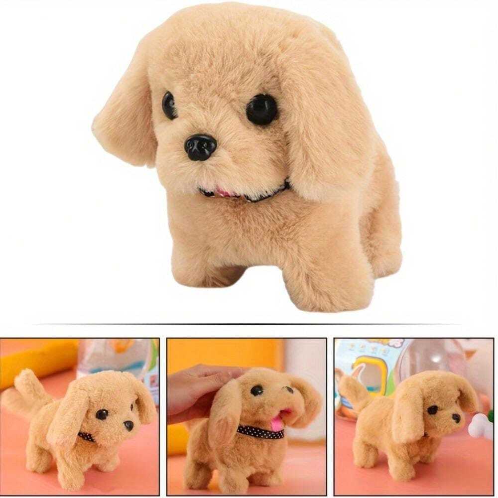 Genérico Juguete Perro Electrónico | Alimentado por Baterías Interactivo | Perro de Peluche Eléctrico Caminando Y Aboyante para Adolescentes Adultos Niños Niñas Sala Dormitorio Viaje Apartamento Genérico Juguete Perro Electrónico | Alimentado por Baterías Interactivo | Perro de Peluche Eléctrico Caminando Y Aboyante para Adolescentes Adultos Niños Niñas Sala Dormitorio Viaje Apartamento