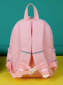 Fashionable New Cute Cartoon Unicorn Backpack For Kids, Versatile - Pink - View 2