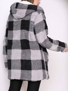 Women Winter Coats - 灰色 - 查看 3