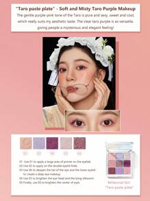 Zeesea Alice Dreamland 9 Colors Eyeshadow -Palette Easy Makeup And Smudge,Long Lasting Eyeshadow Palette