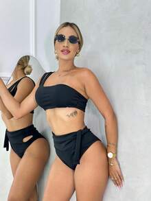 Women Bikini Sets - màu đen - Xem 3