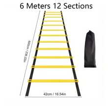 1pc Agile Ladder, Agile Speed Trainer, Can Be Carried Around, Suitable For Indoor And Outdoor And Other Places, Widely Used In Ball Games, Fitness Sports, Etc., Born For Sports! - Multicolor - View 14