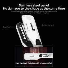 Portable Professional Steam Hair Straightener - UK Plug(220-240V) - View 5