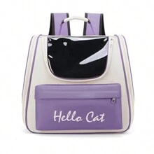 Pet Carrier Backpack, Transparent And Breathable Double-Shoulder Cat Backpack, Large Capacity Space Capsule Cat Outing Bag - Multicolor - View 14