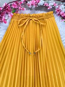 Women Skirts - Yellow - View 2