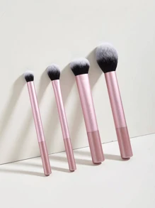 Princess Rose 4件套公主玫瑰面部化妆刷套装 - 腮红刷、粉底刷、细节刷和眼影晕染刷。采用优质纤维制成，柔软密实，抓粉力强，易于上妆。化妆刷套装，化妆刷套装，化妆刷套装，全套化妆刷，化妆刷套装，全套化妆工具，化妆刷套装，化妆刷套装，化妆礼盒套装