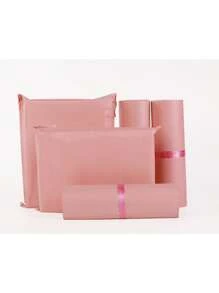 100pcs Solid Color Shipping Bags, Simple And Versatile Packaging Bags For School, Office, Shipping And Mailing Back To School