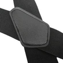 5cm Suspenders For Men Heavy Duty 4 Snap Hooks For Belt Loops Adjustable X Back - SDLB - View 5