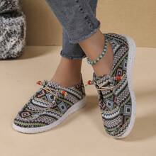 Damskie modne mokasyny casualowe - nowość na Halloween 2024 - Wielokolorowe - Zobacz 4