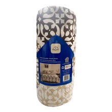 Edredón Queen con Relieve Ultrasónico - Floral Beige - Ver 2