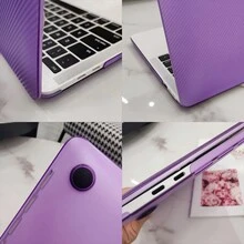 適用於蘋果筆記本電腦Air 13 A2337 2020 A2338 M1晶片 Pro 13 2022 M2 Air 13.6 M2的手提電腦包,適用於蘋果筆記本電腦Pro 14 Case 2021 2023 M3 - 黑色 - 查看 5