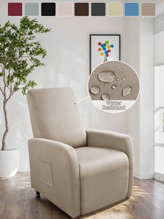 1pc Mocha Water-Resistant Massage Sofa Cover, Elastic Full Wrap, Removable And Washable, Internet Cafe Home Sofa Dust Cover, Beauty Salon Massage Sofa Slipcover, Black, Light Gray, Autumn Decor, Room Decor, Back To School, School Supplies